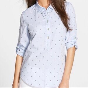 Vineyard Vines Anchor & Sailboat Popover Top